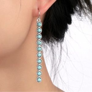 Native turquoise drop earring’s